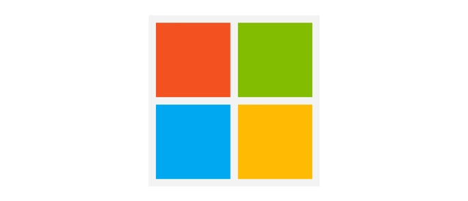 Microsoft logo with the word "Microsoft" in black next to a multi-colored square symbol.