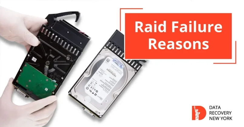 Image showing various reasons for RAID failure