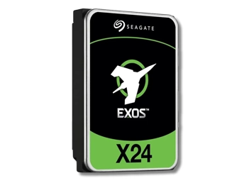 Diagram showing the Seagate Exos X24 data recovery process, including steps like diagnosing the issue, repairing the drive, and extracting data.