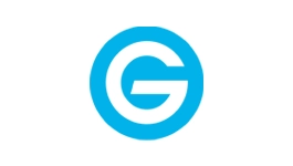 G-Technology logo with the letter 'G' in a sleek, modern font, followed by 'Technology' in smaller text