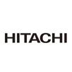 Hitachi logo with the name 'Hitachi' in bold red text on a white background.