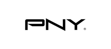 PNY logo with the letters 'PNY' in bold, uppercase text, typically displayed in a solid color like black or blue.