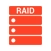 Icon representing RAID data recovery.